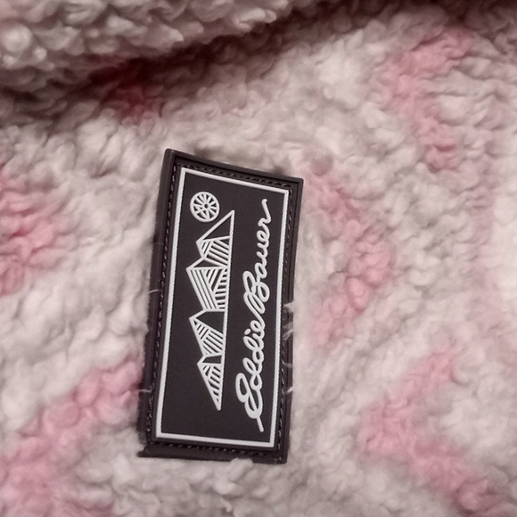 Girls Eddie Bauer zip up fleece hoodie - Picture 2 of 4